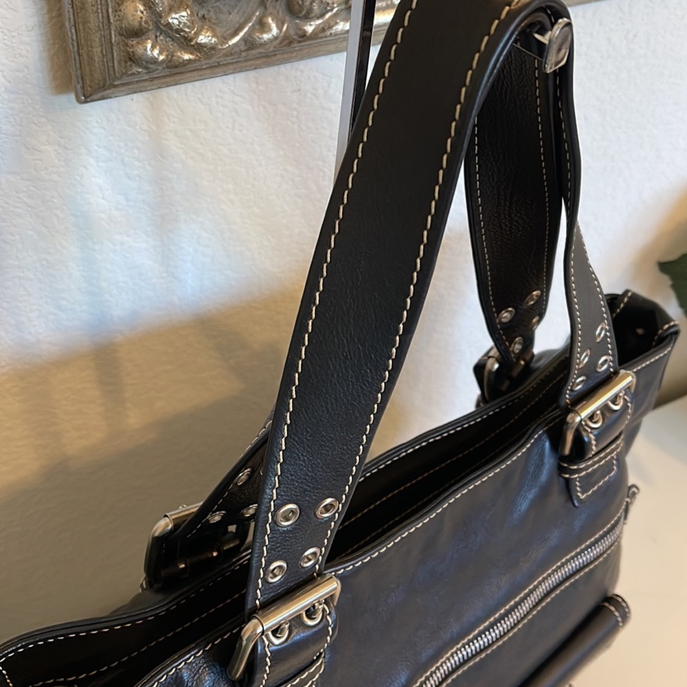 Marc Jacobs Stella Black Leather Tote EUC - Picture 11 of 15